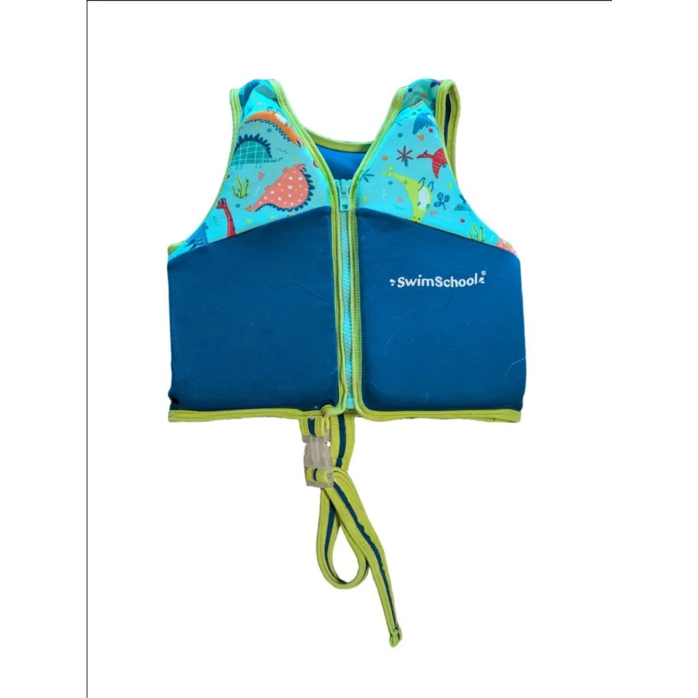 Boys SwimSchool Swim Vest 4T Blue Green Only Worn A Few Times